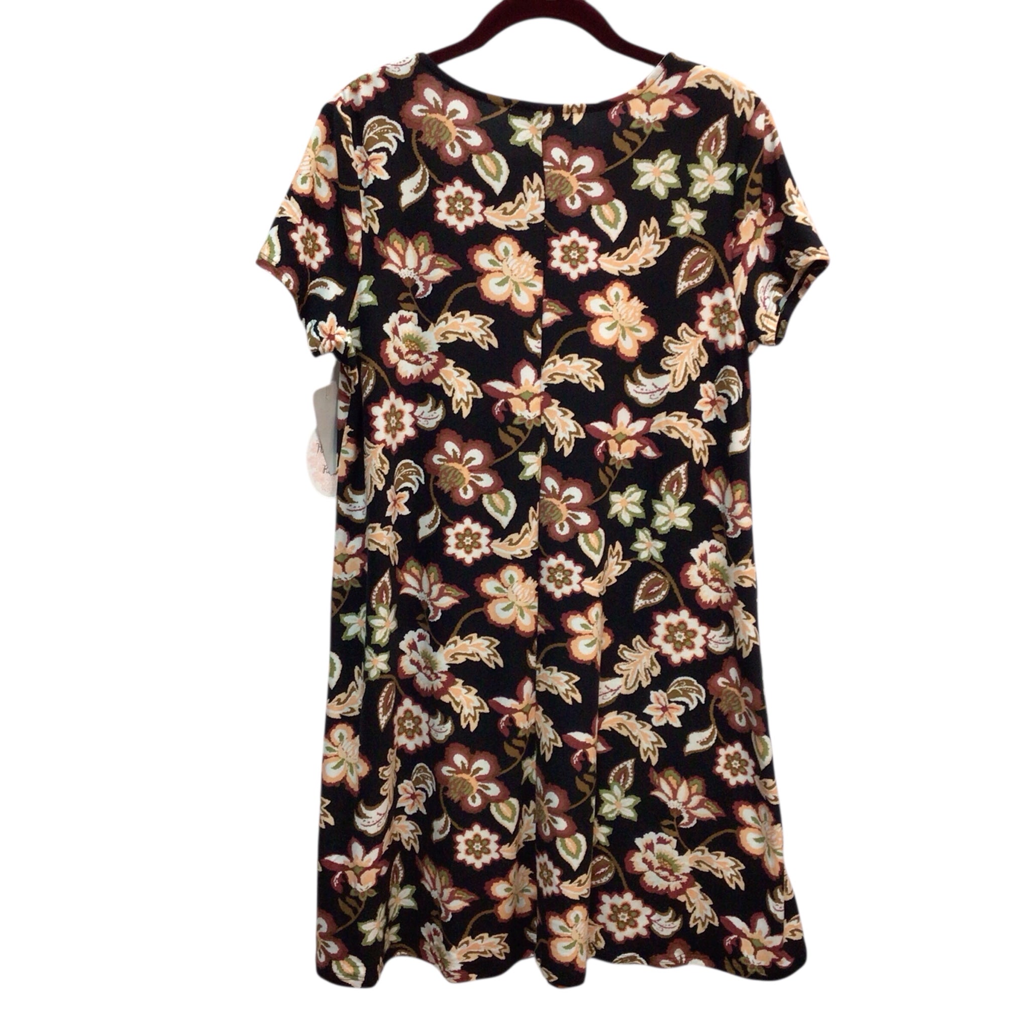 Harlow & Rose Flowers Short Sleeve Dress Size S NWT