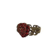 Load image into Gallery viewer, Heidi Daus Rose Elegance Crystal Floral Bracelet