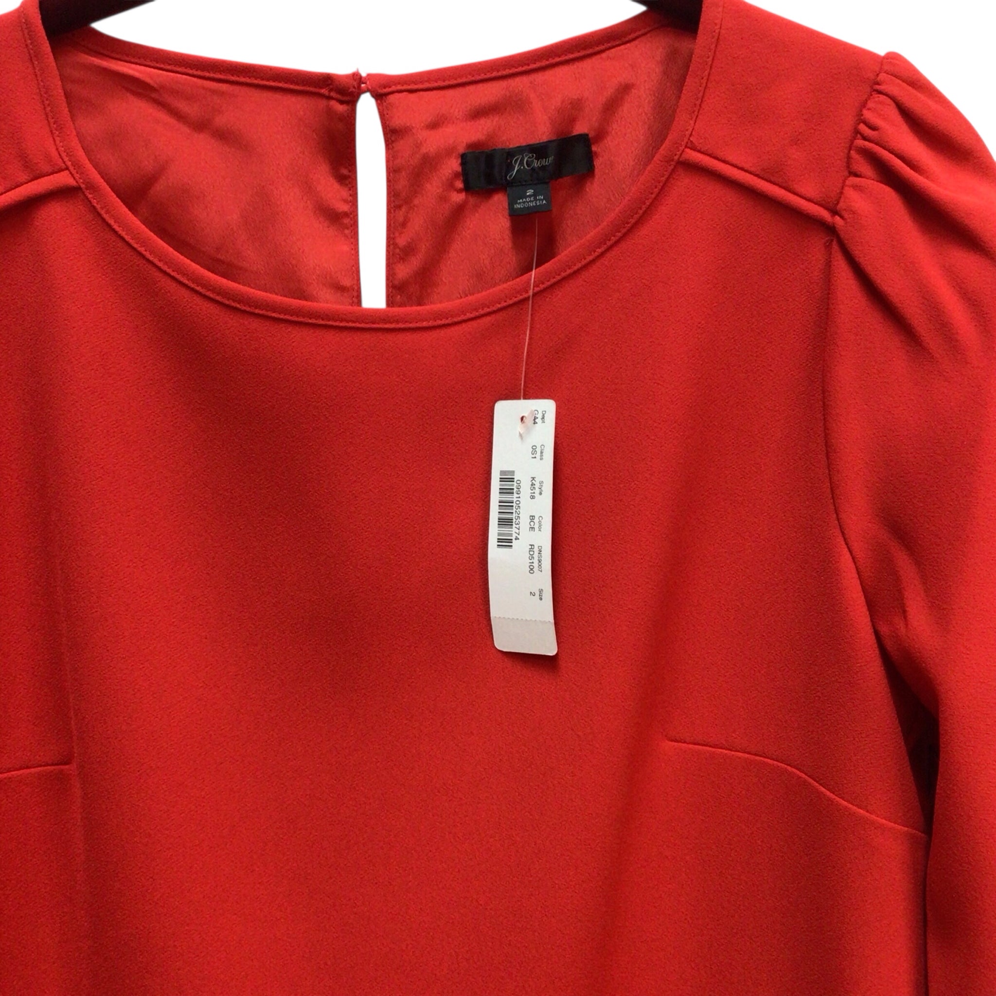 J Crew Red Size 2 Dress