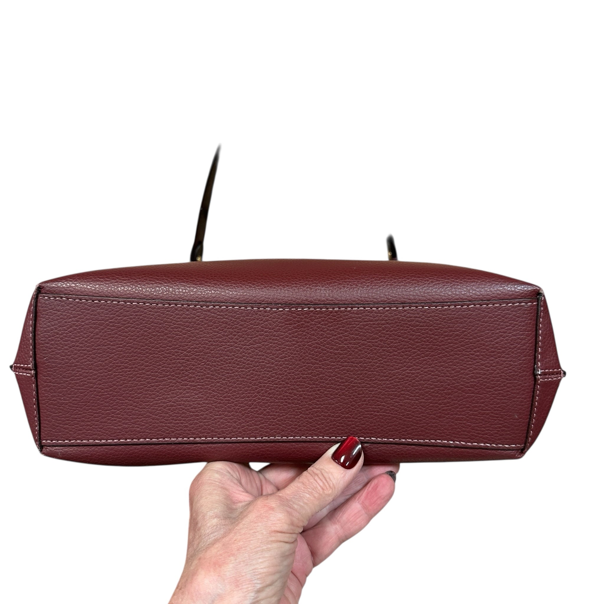 Coach CC754 Mollie Bucket Bag Wine Color Shoulder Bag