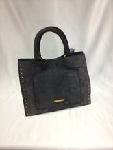 Load image into Gallery viewer, Rebecca Minkoff Small Gray Suede  Satchel