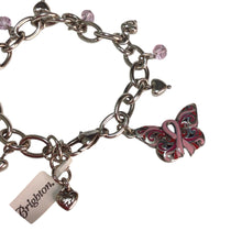 Load image into Gallery viewer, Brighton Power of Pink Breast Cancer Butterfly Bracelet NWT