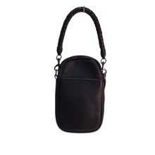Load image into Gallery viewer, Aimee Kestenberg Leather Intention Phone Crossbody Bag  Wristlet Black