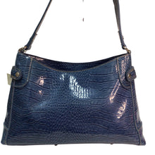 Load image into Gallery viewer, Liz Claiborn Blue Leather Shoulder Bag NWT