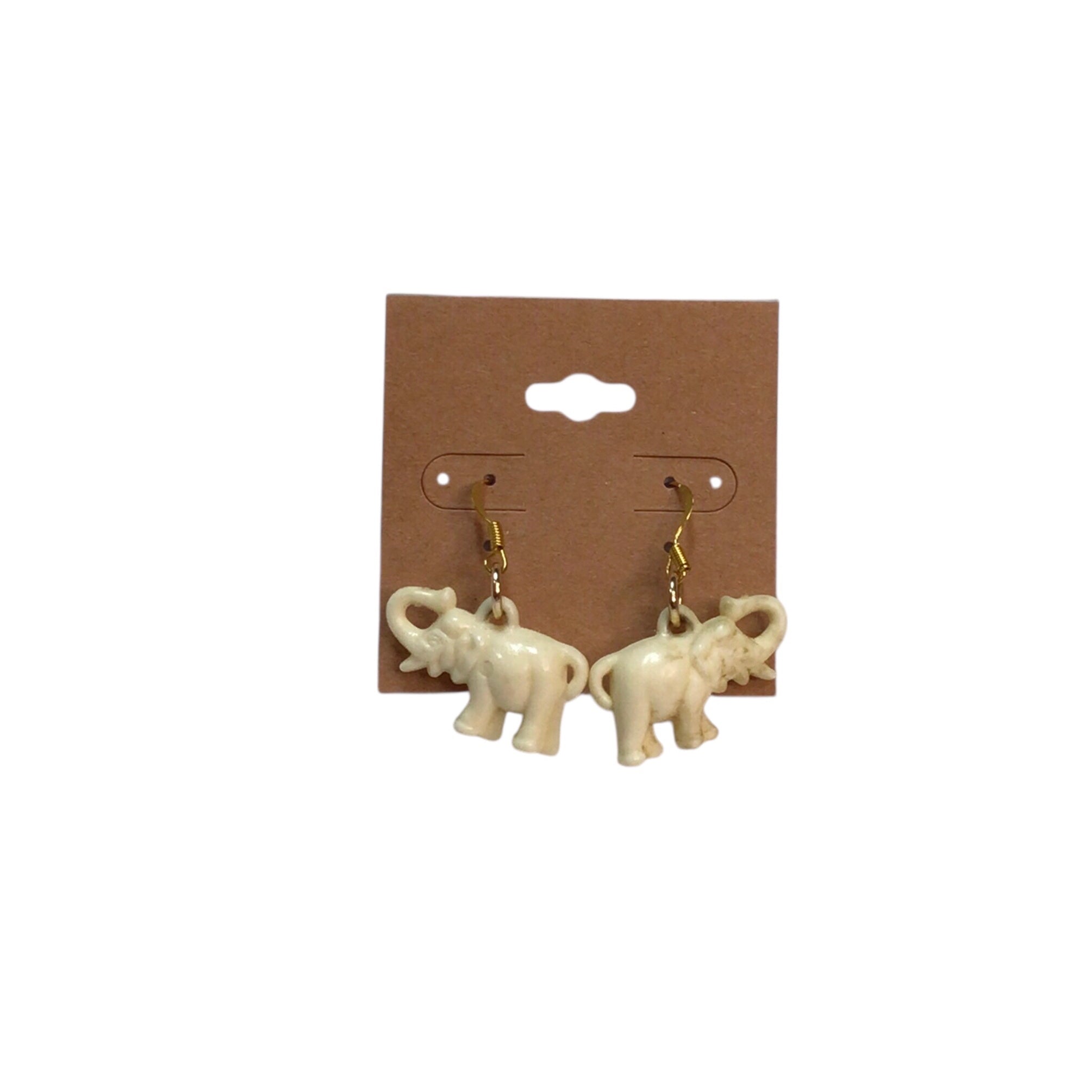 Elephant Earrings 1.5"