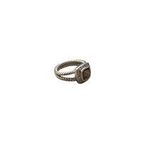 Load image into Gallery viewer, David Yurman Petite Albion Ring SS with Gemstone & Diamonds Size 6