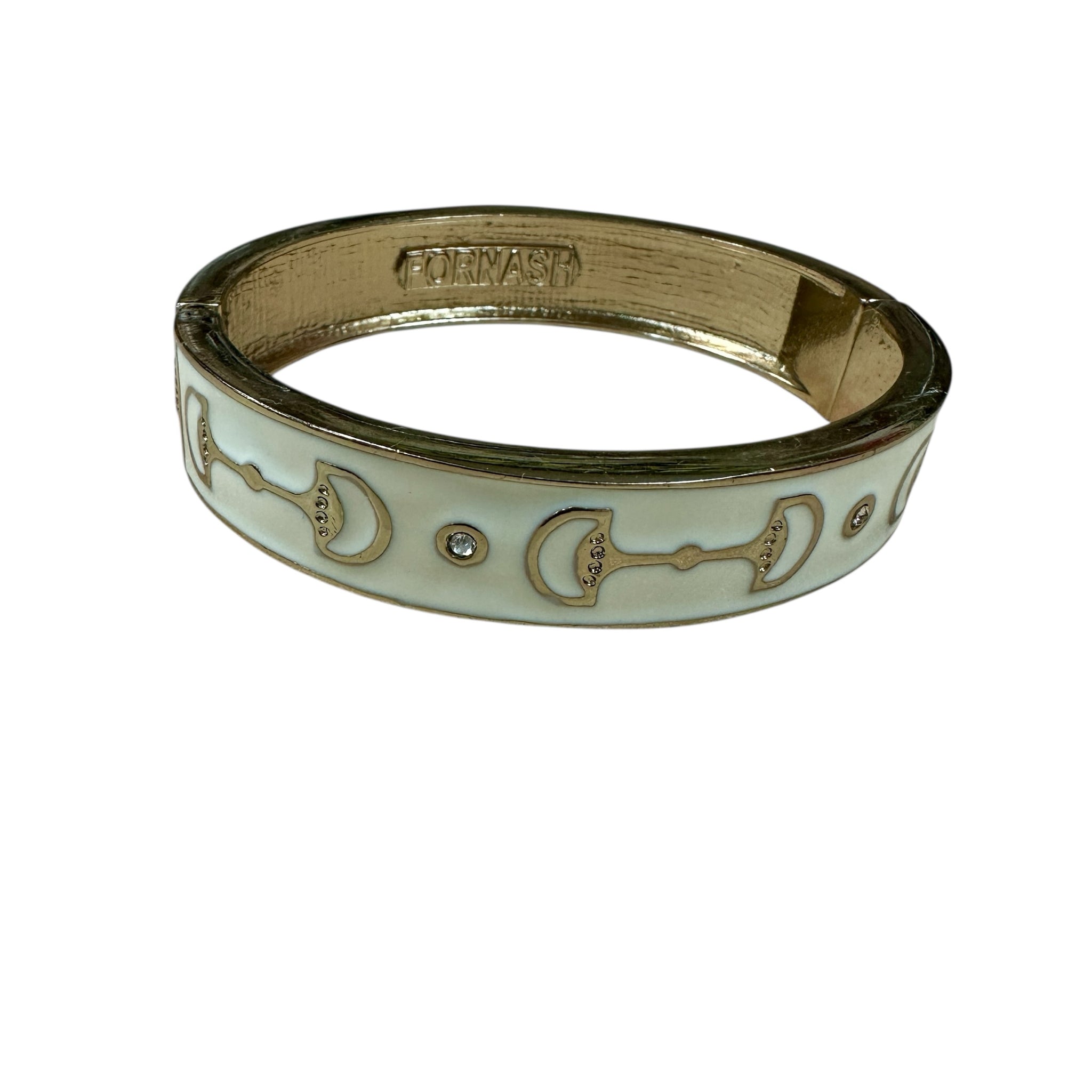 Fornash Gold & Cream Bracelet