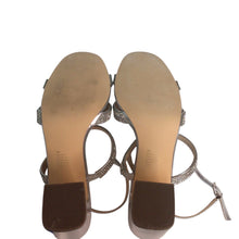 Load image into Gallery viewer, Nicole Miller Silver Heel Shoes Size 7