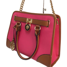 Load image into Gallery viewer, Dasein Two Tone Satchel Shoulder Bag