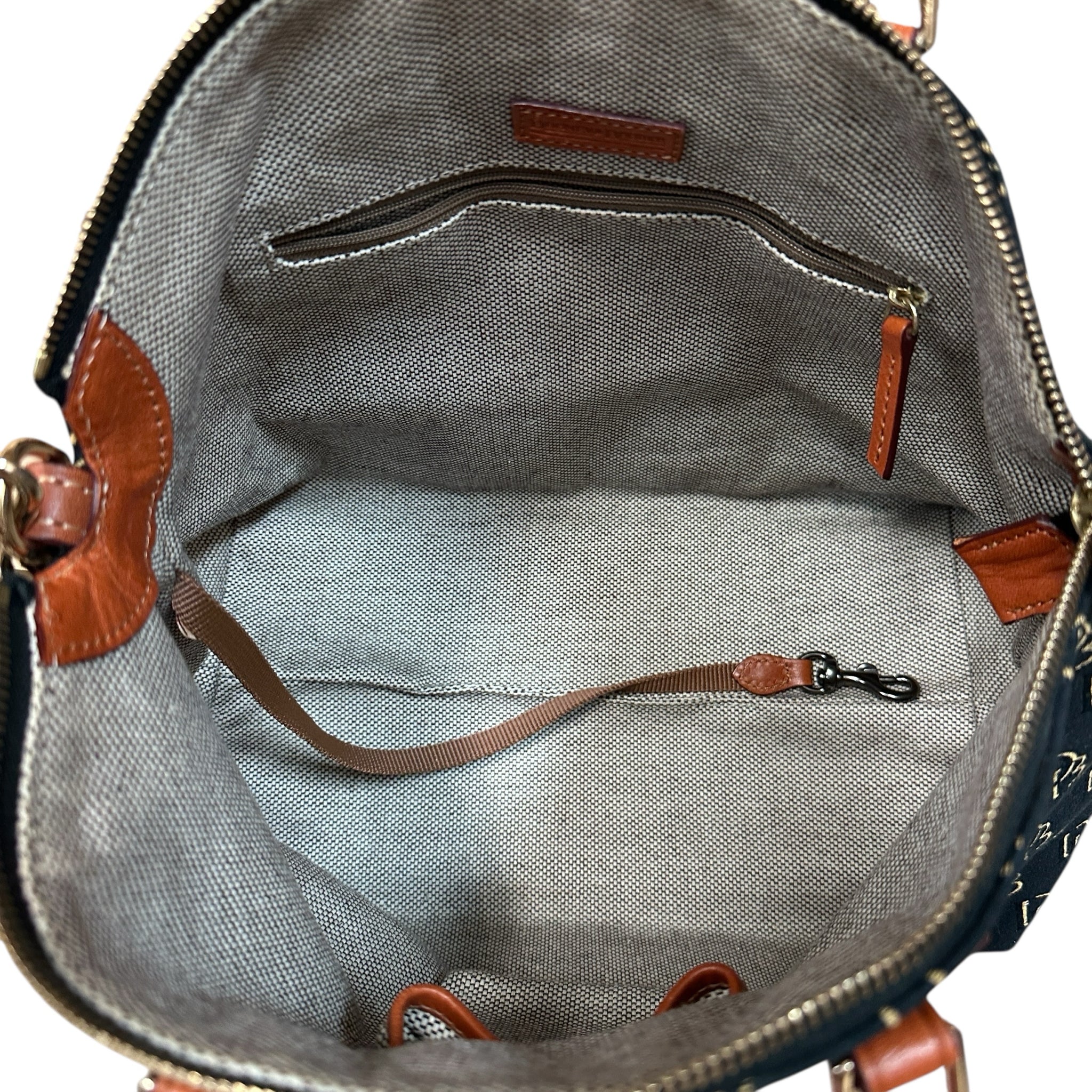 Dooney & Bourke Signature Coated Canvas Satchel Crossbody Bag
