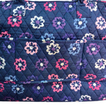 Load image into Gallery viewer, Vera Bradley Blue "Ellie Flowers" Weekender Travel Bag