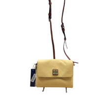 Load image into Gallery viewer, Dooney & Bourke Hunter Pebbled Leather Crossbody Bag in Lemon R1424 NWT