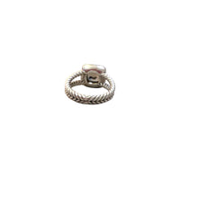 Load image into Gallery viewer, David Yurman Petite Albion Ring SS with Gemstone & Diamonds Size 6