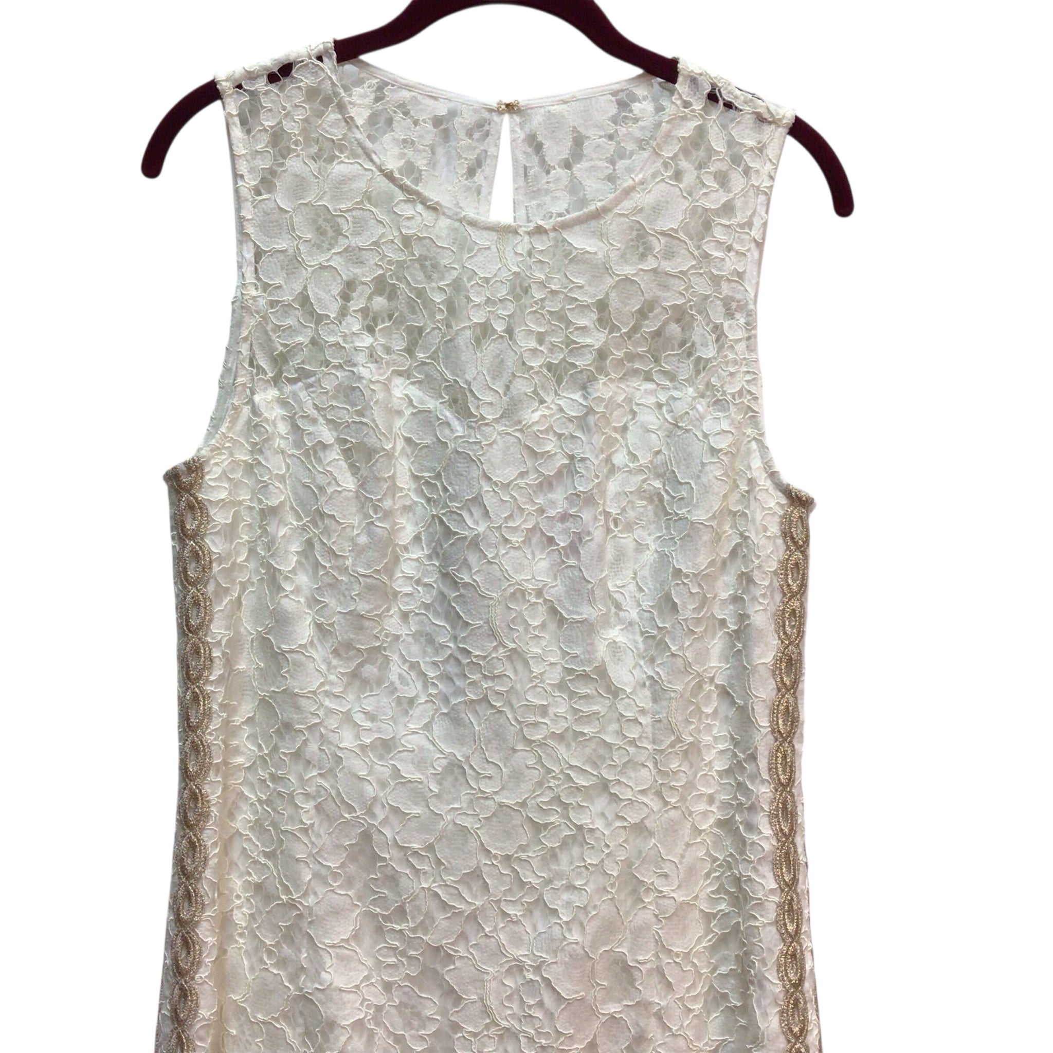 Lilly Pulitzer White Sleeveless Dress Size 8