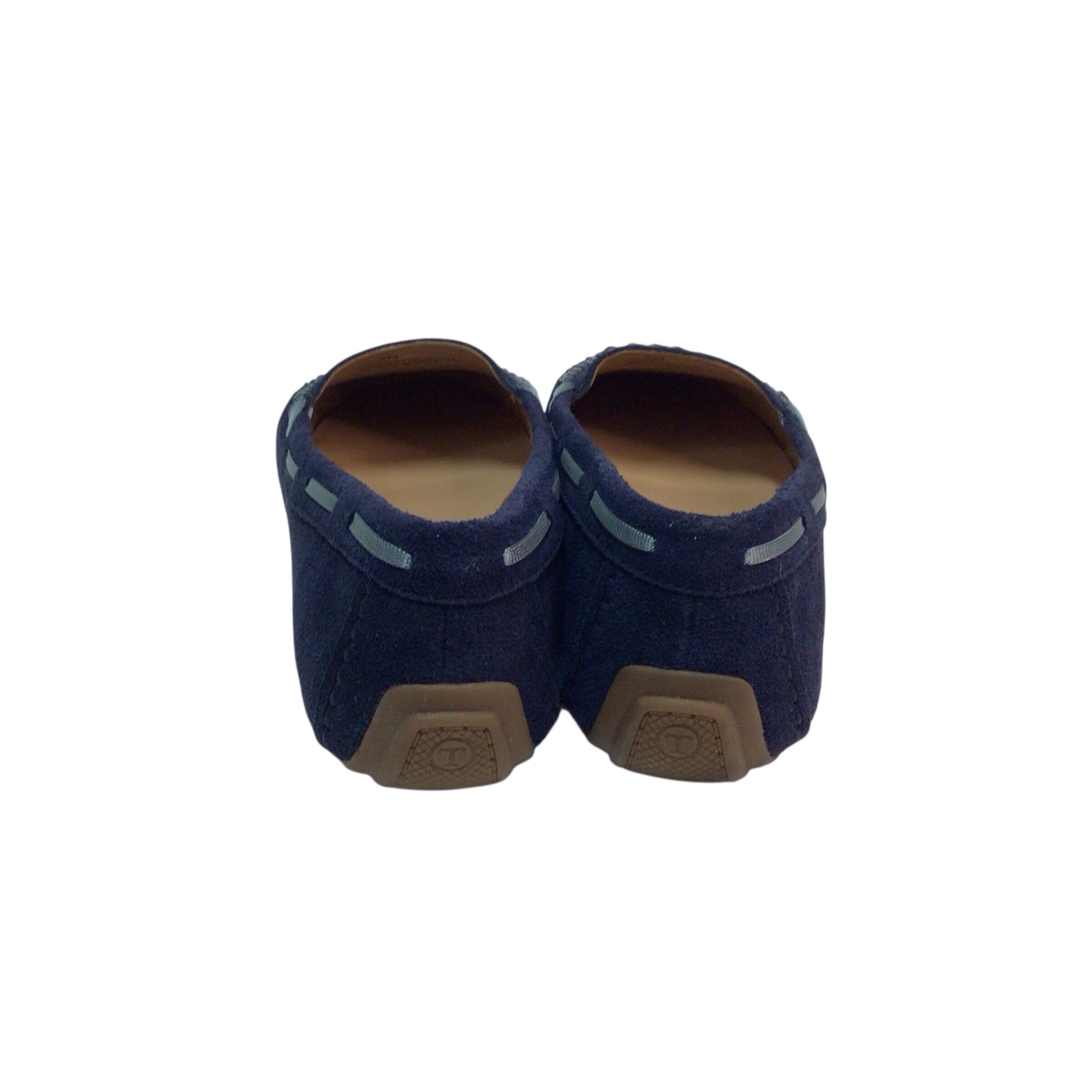 Talbots Women's Indigo Blue Everson Sailboat Moccasins Size 8