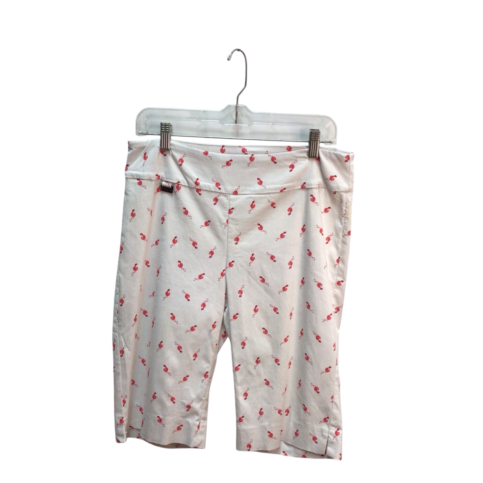 Peck & Peck Flamingo Mid Rise Shorts Size 12
