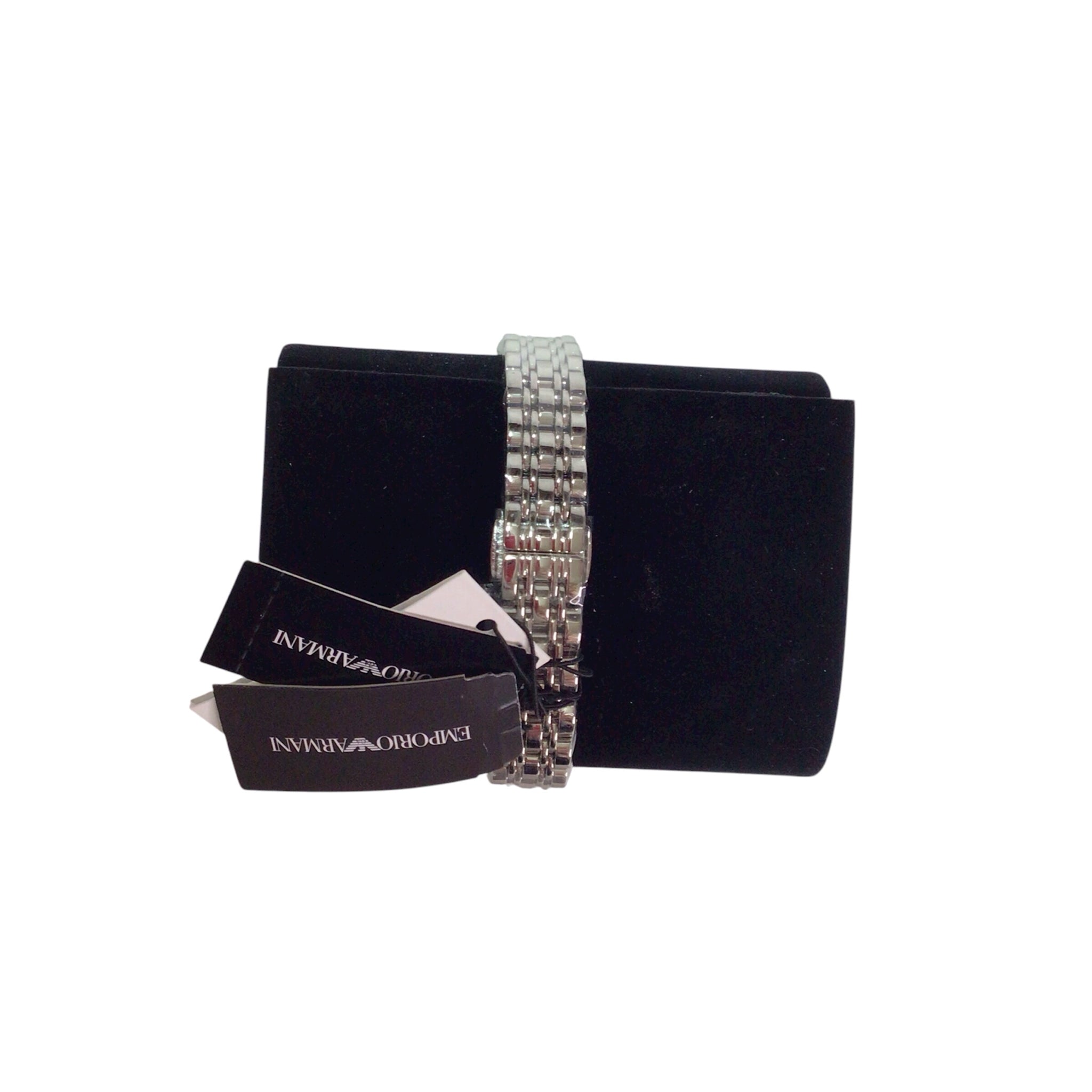 Emporio Armani Gianni T-Bar Crystal Ladies Watch AR1779 NWT