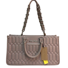 Load image into Gallery viewer, Steve Madden Periwinkle Leather Stitched Shoulder Bag Satchel NWT
