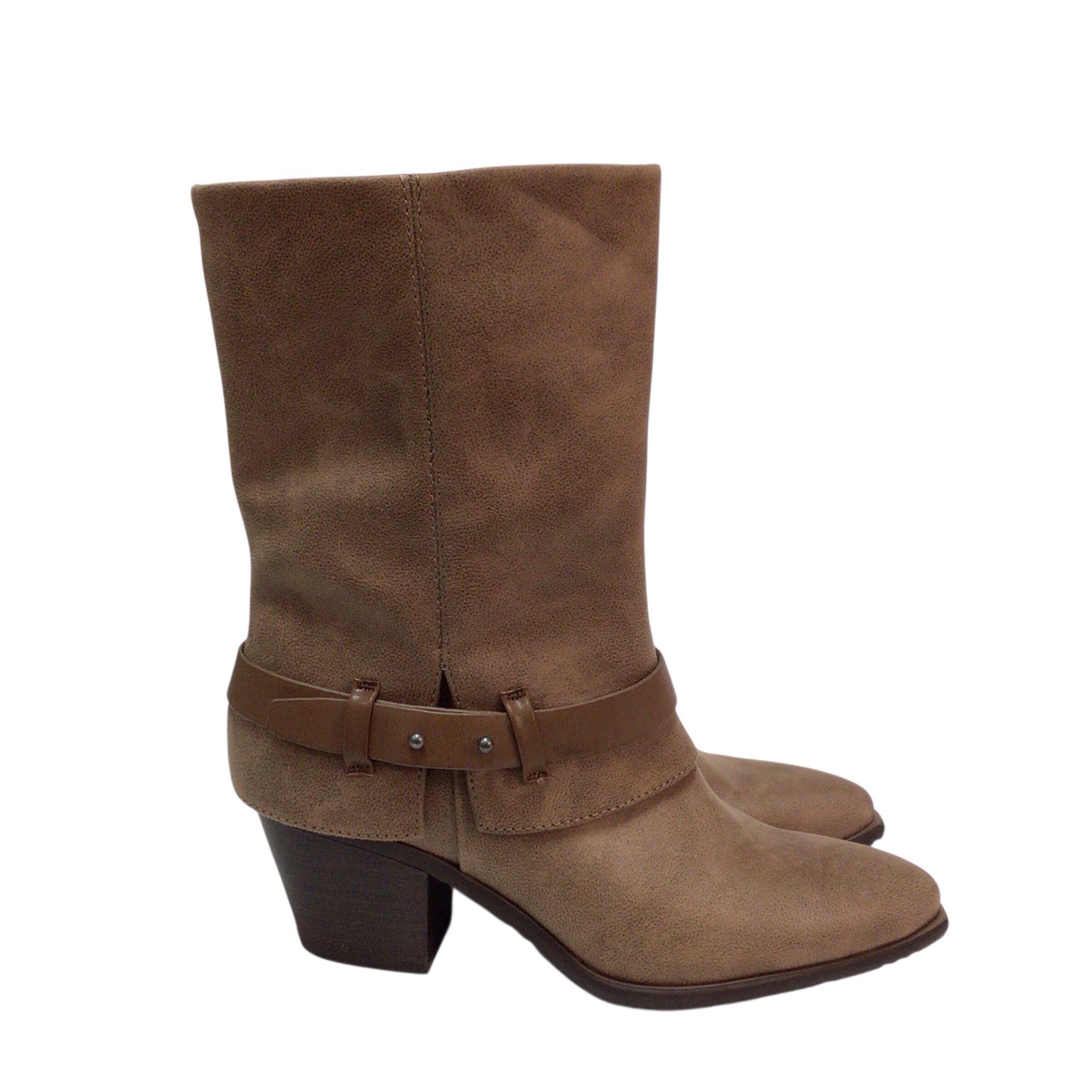 Baretraps "Yamura" Taupe Boots Size 6.5