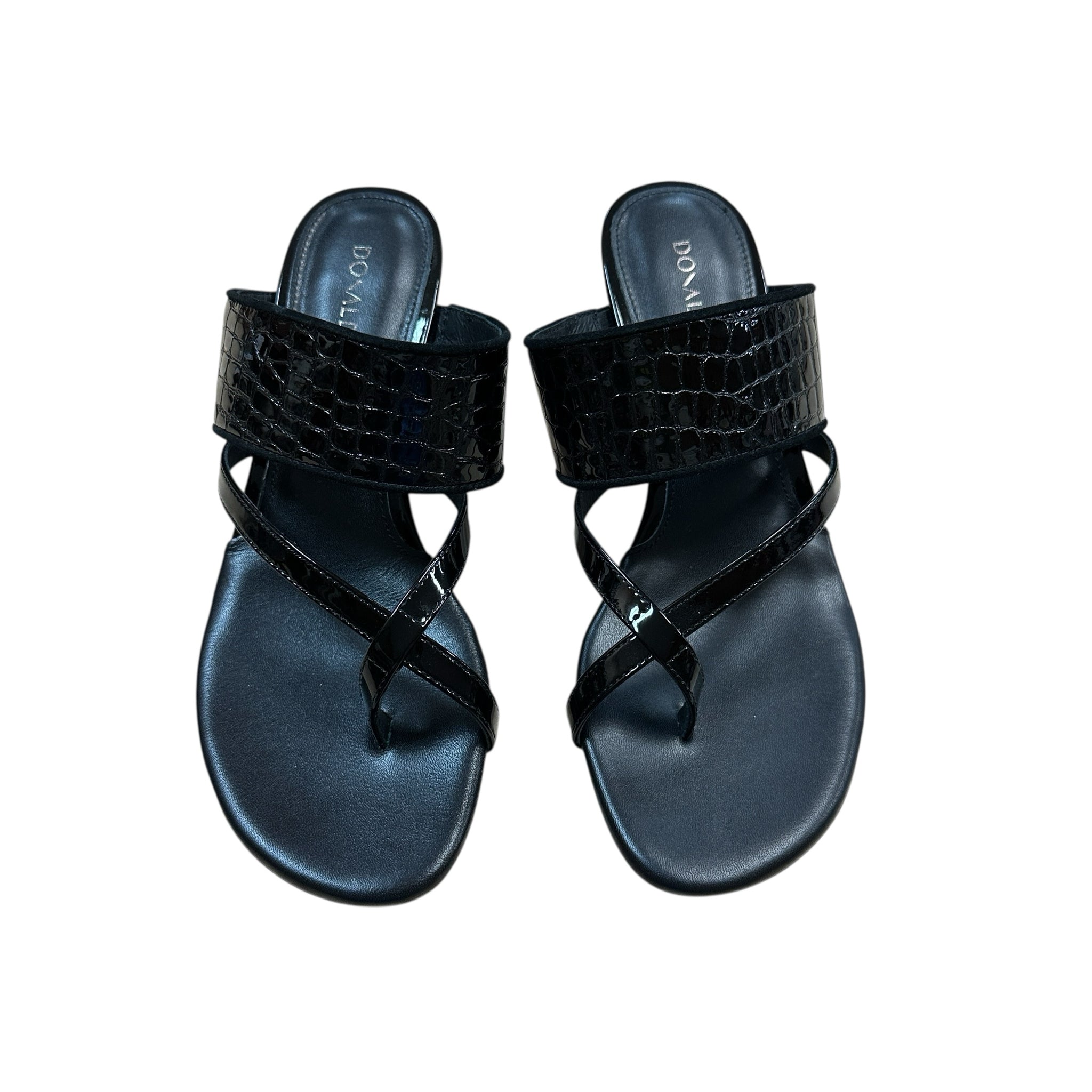 Donald Pliner "Louka" Size 7 Black Heels