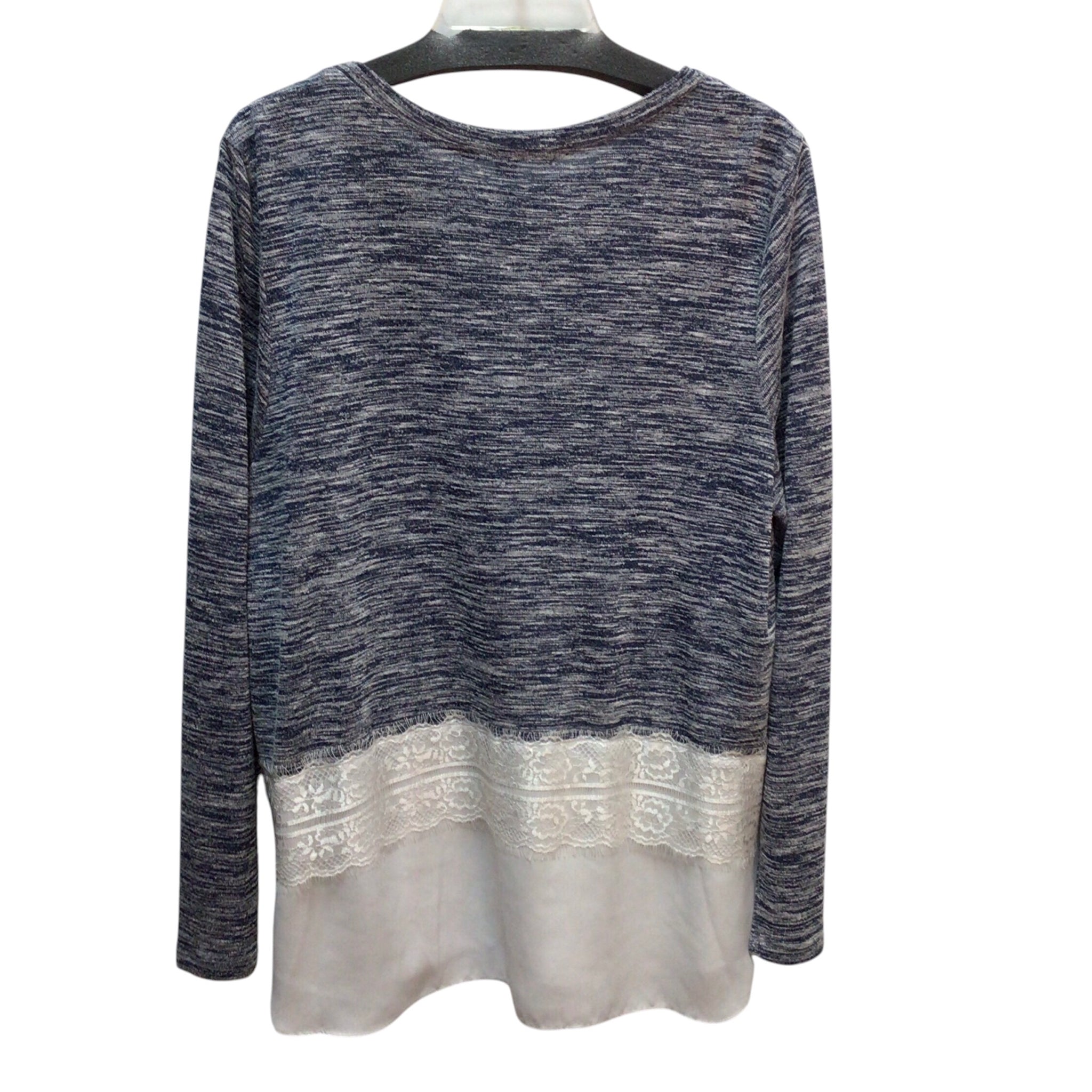 Valerie Stevens Long Sleeve Top Size Large