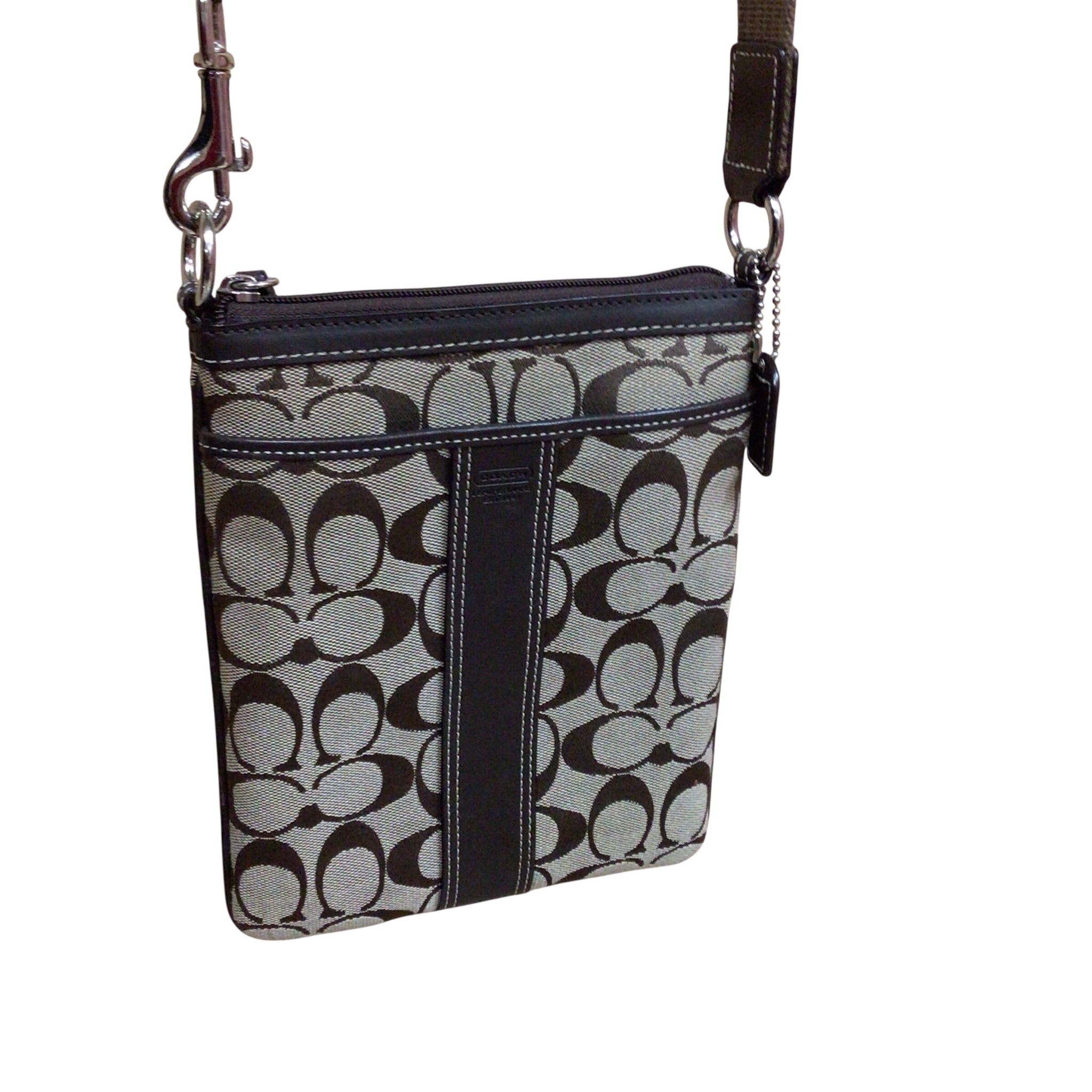 Coach Signature Crossbody Bag Brown