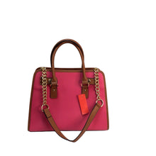 Load image into Gallery viewer, Dasein Two Tone Satchel Shoulder Bag