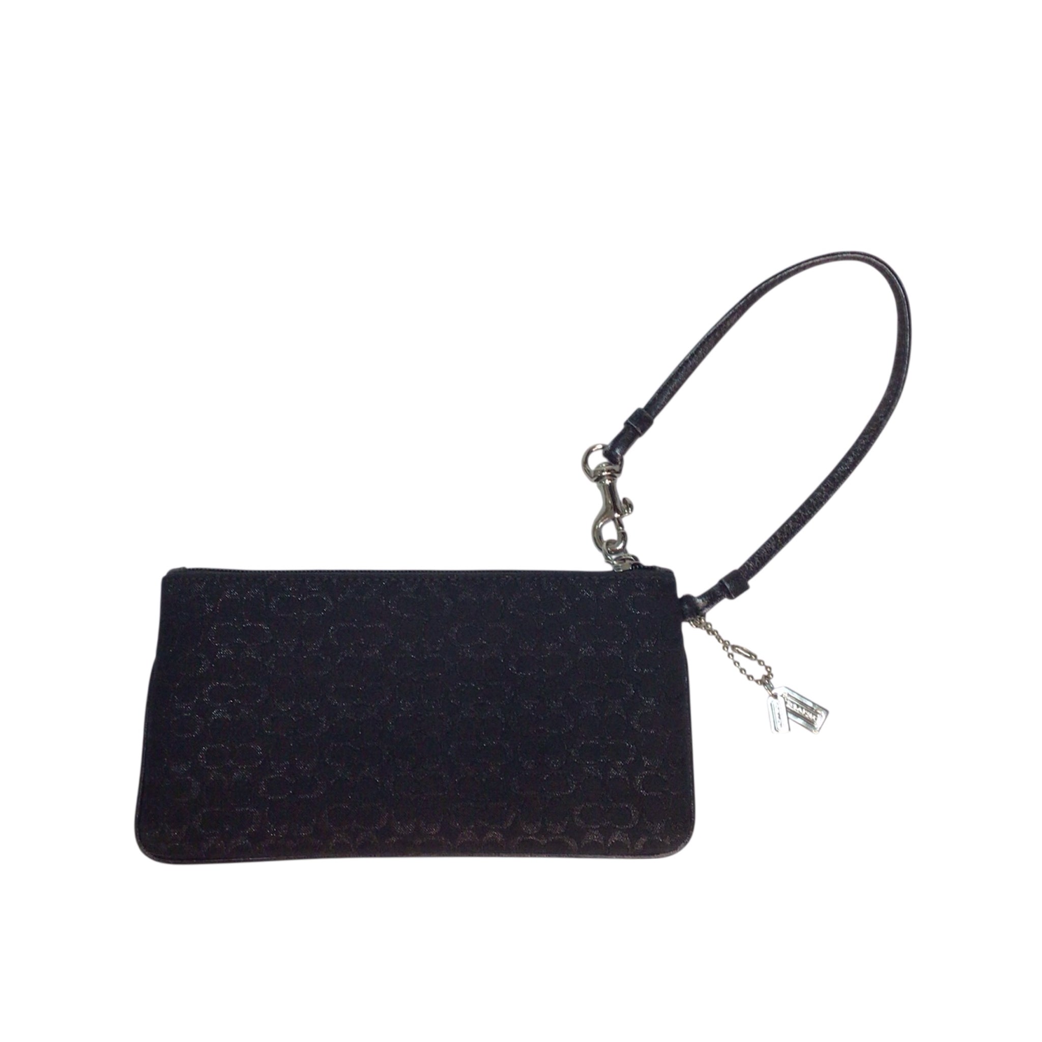 Coach Signature Wristlet Black
