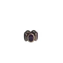 Load image into Gallery viewer, Pandora "Oval Lights" Amethyst & Sterling Silver Jewelry Charm