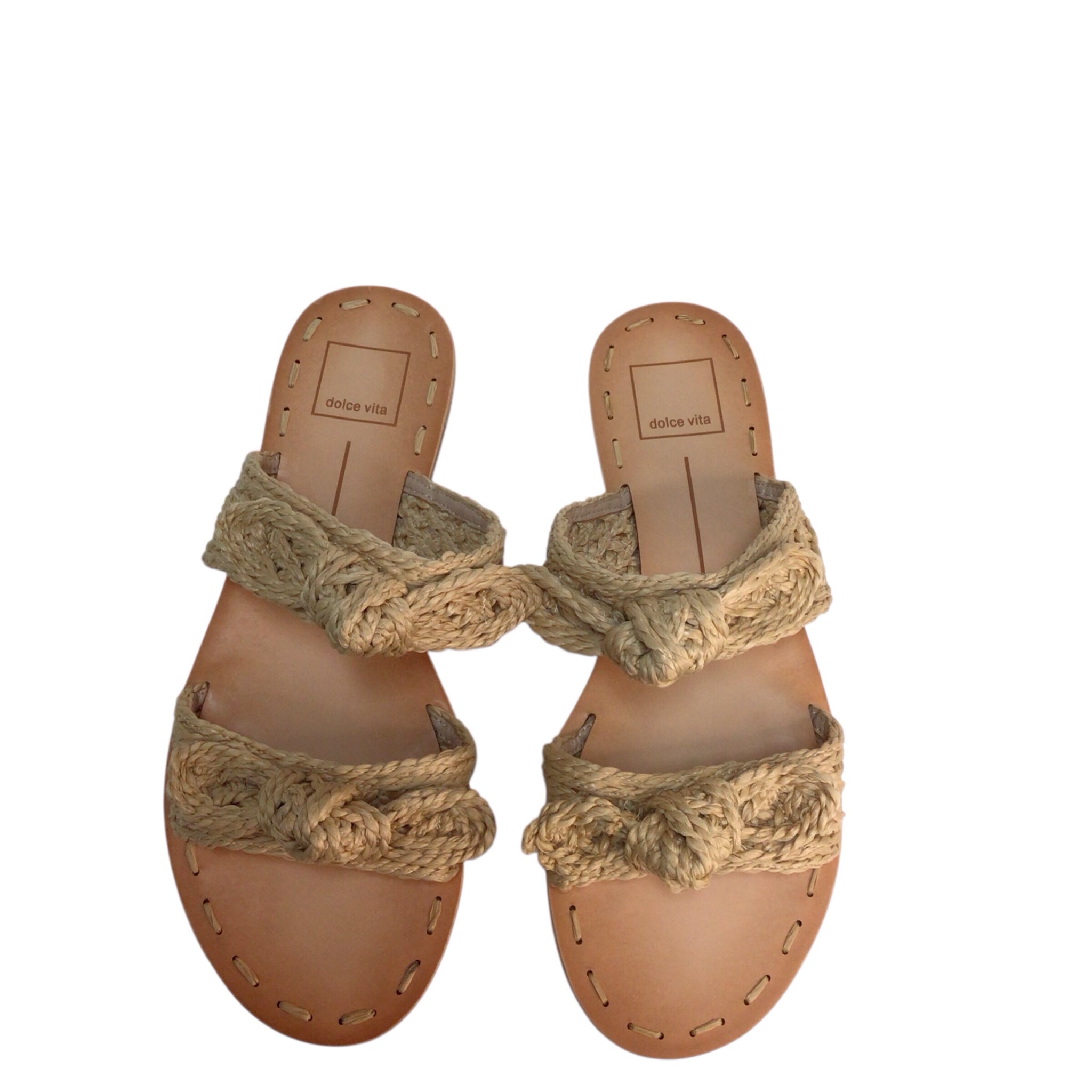 Dolce Vita Dinah Bow Double-Band Slide Sandals Size 7.5