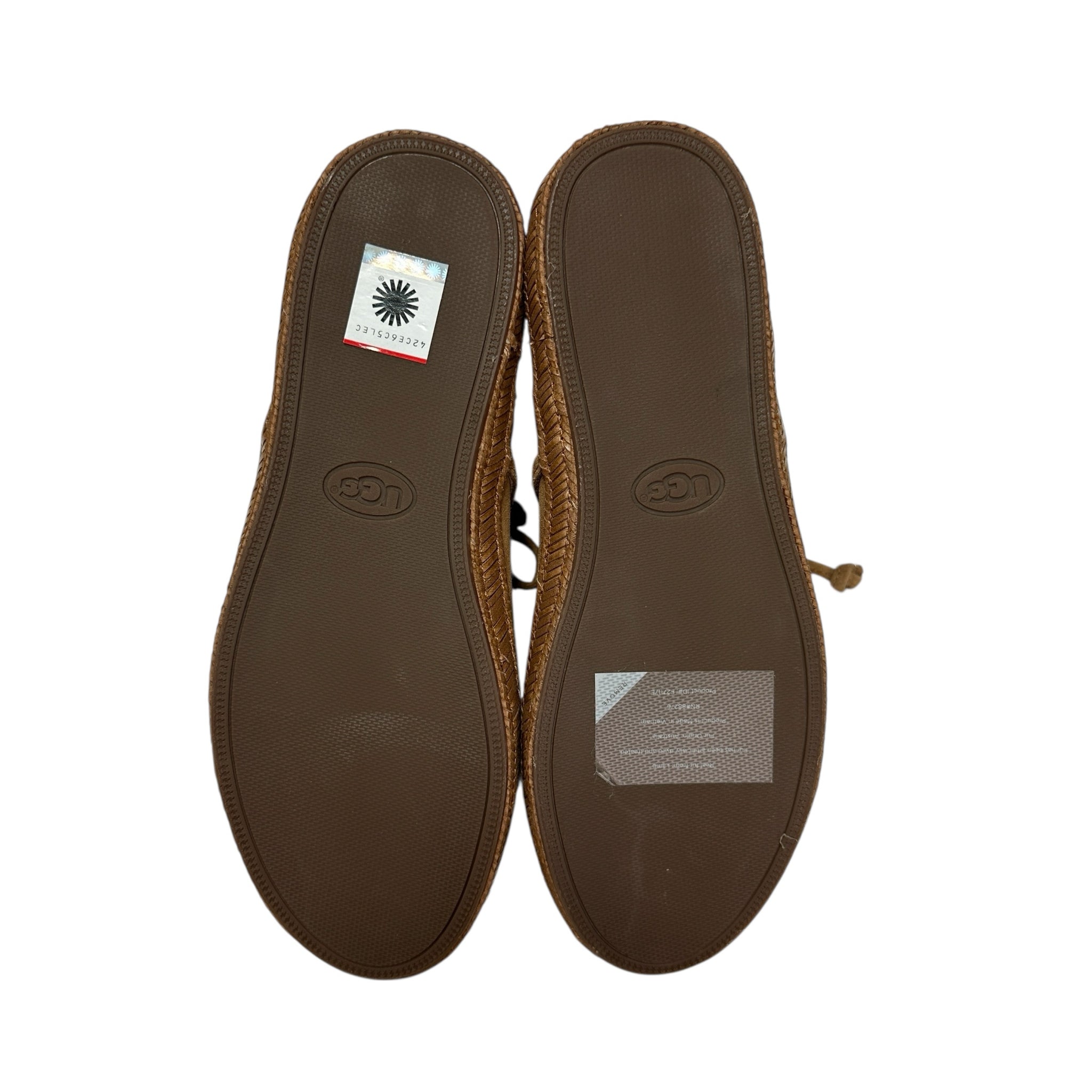 UGG Women's Reid Moccasin Booties Light Brown Size 8