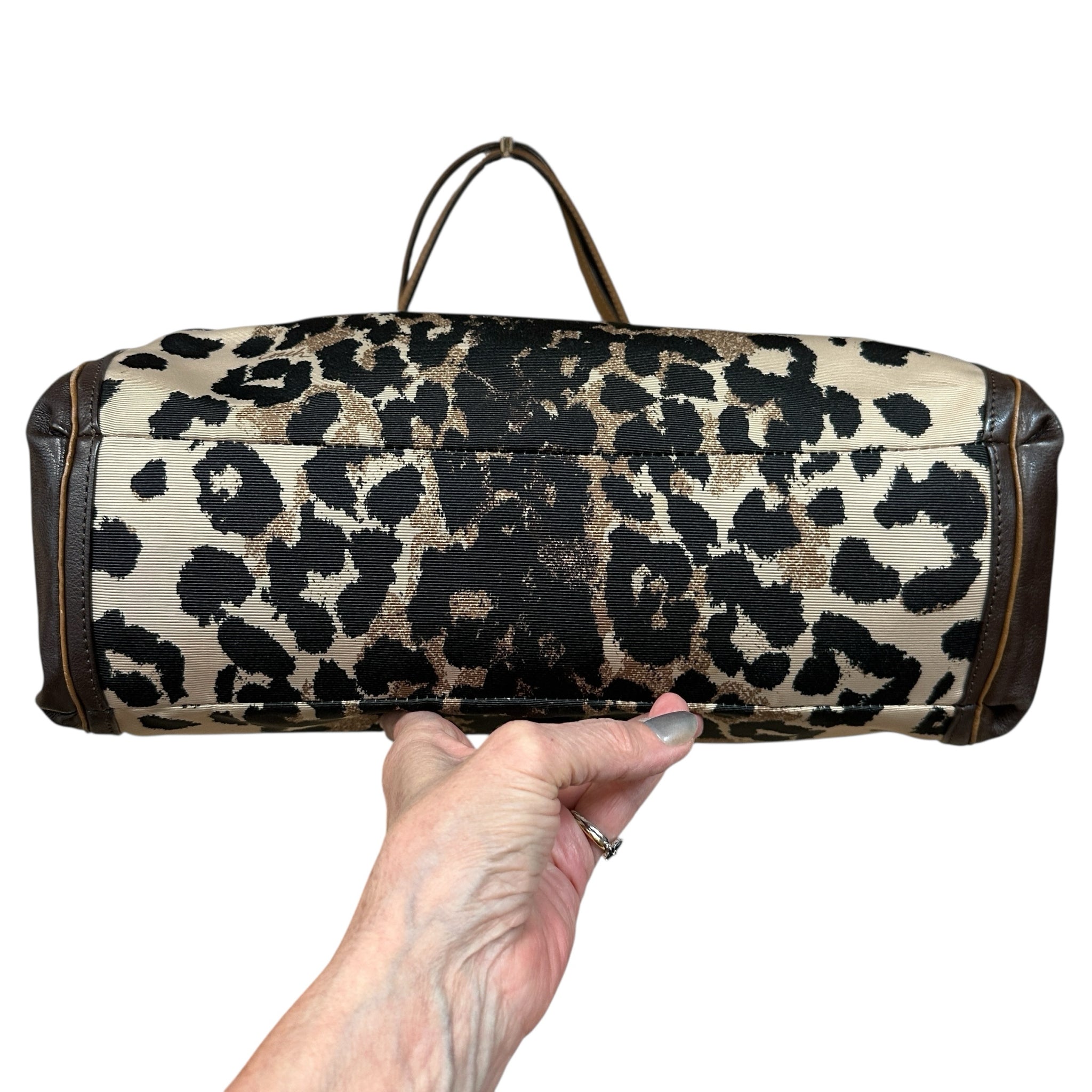 Coach Animal Print Madison Ocelot Phoebe Shoulder Bag 25209