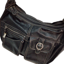 Load image into Gallery viewer, Rosetti Riveting Seams Convertible Hobo Bag