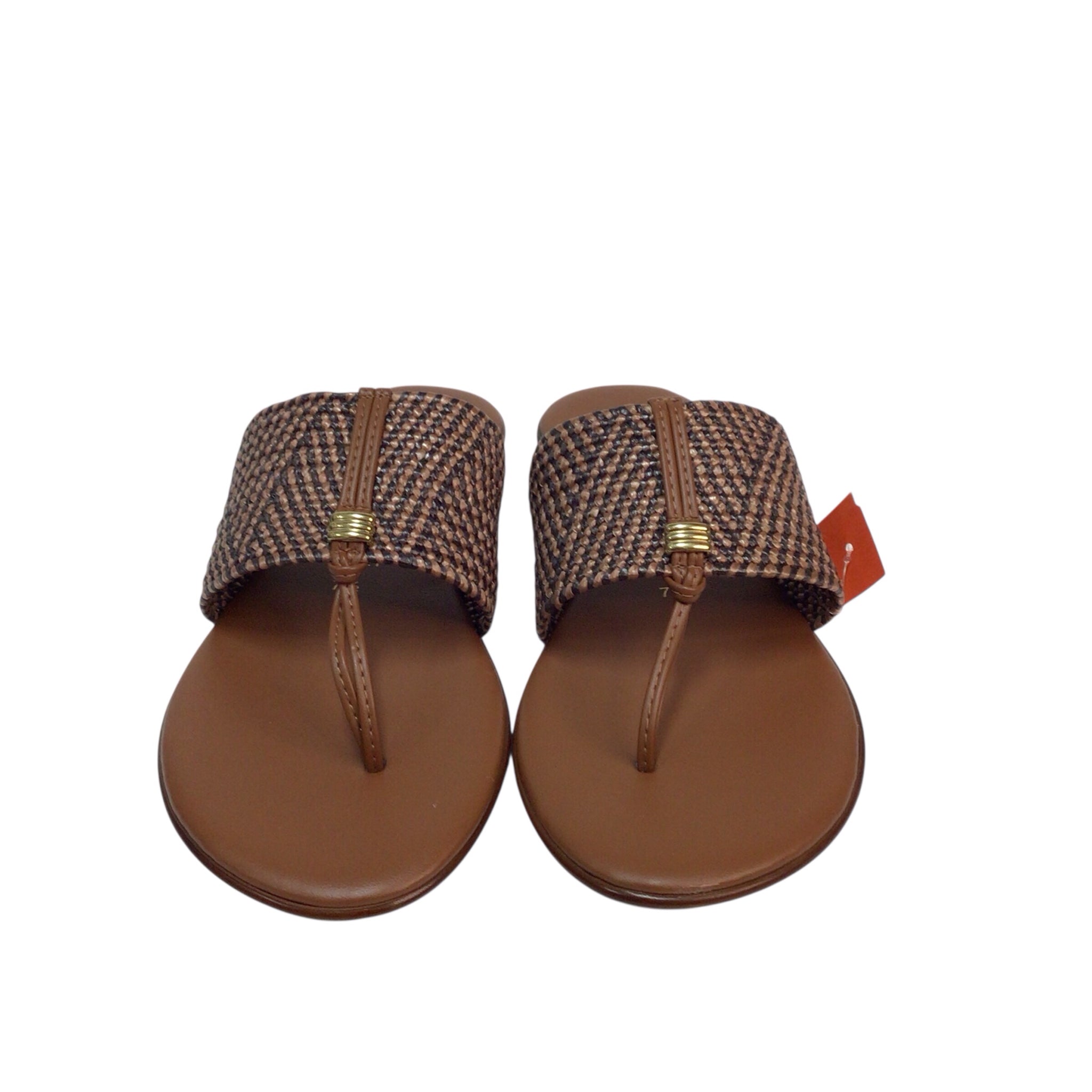 Italian Shoemakers Briley Brown Sandals Size 7.5