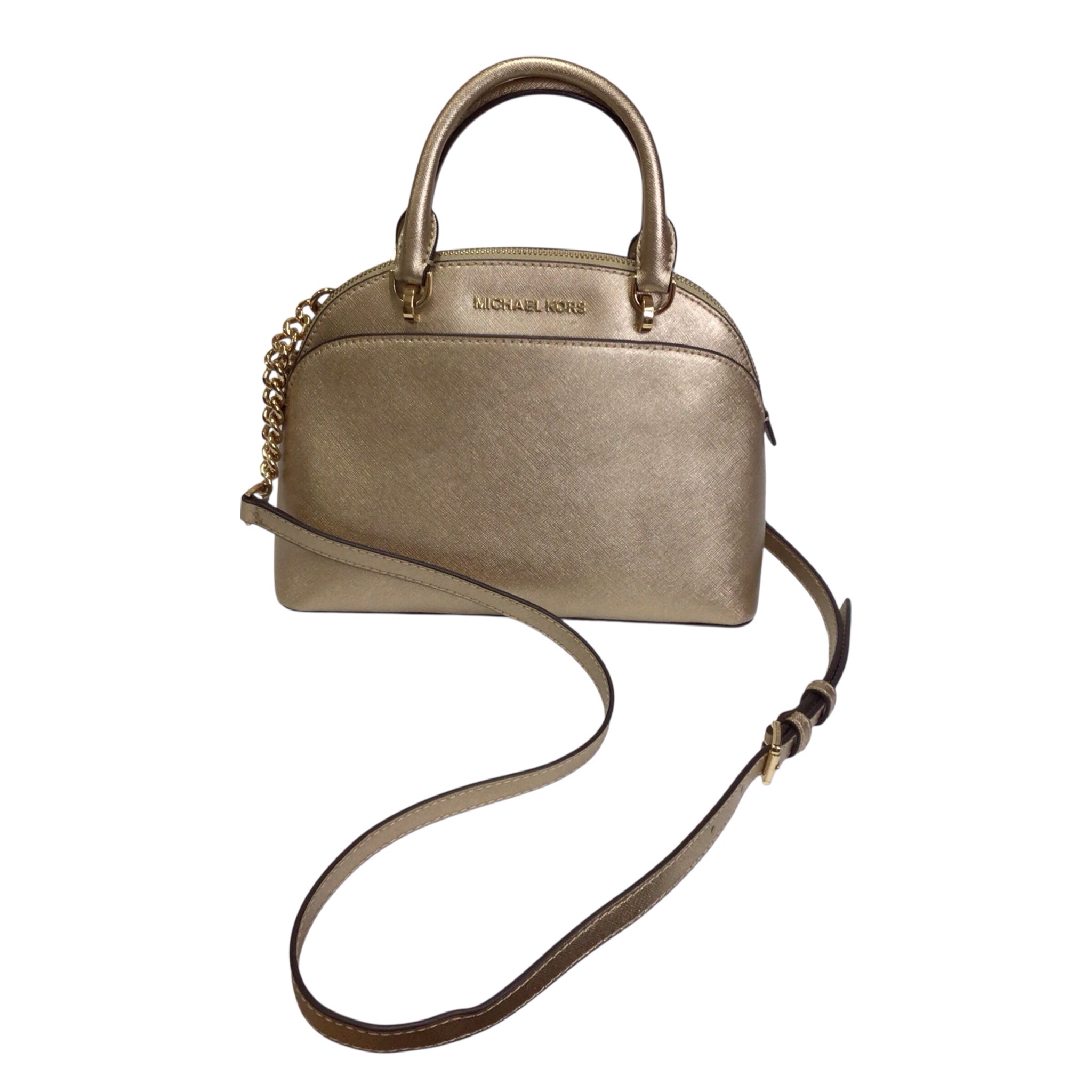 Michael Kors Gold Crossbody Bag