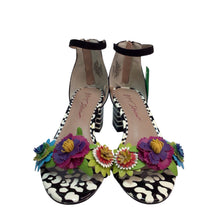 Load image into Gallery viewer, Betsey Johnson Indy Lore Floral Heels Size 7.5