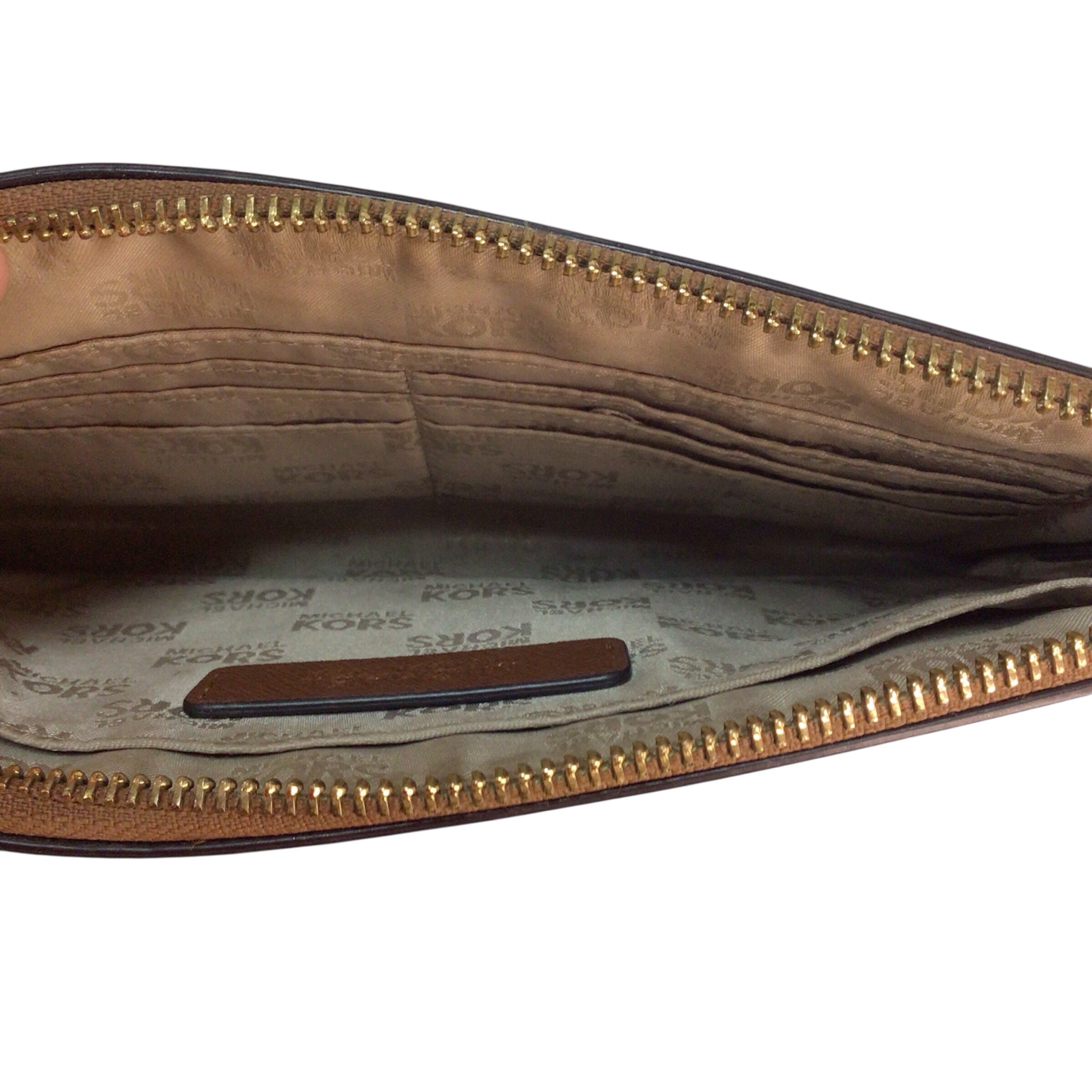 Michael Kors Large Brown Wristlet