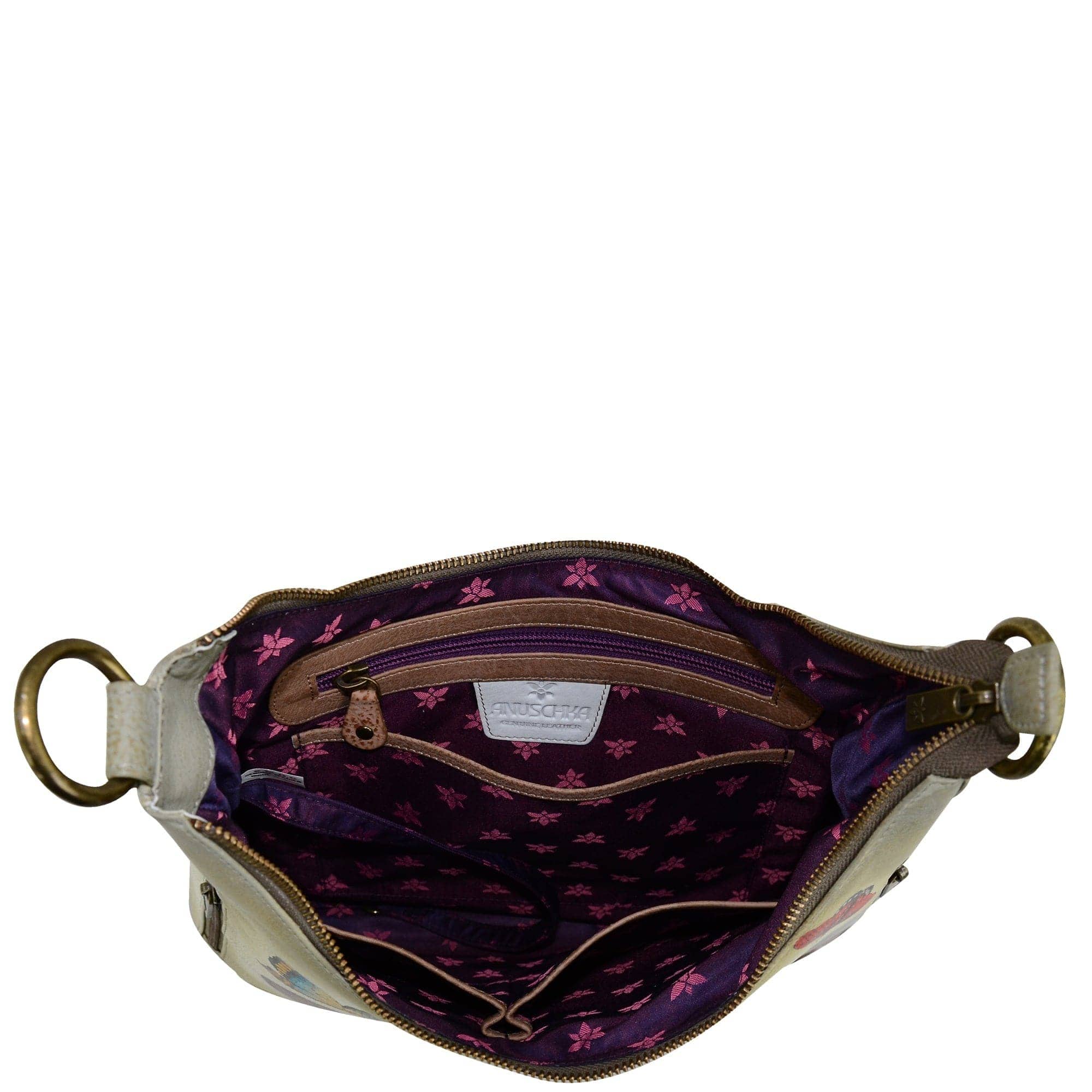 Anuschka Convertible Slim Hobo With Crossbody Strap - 662