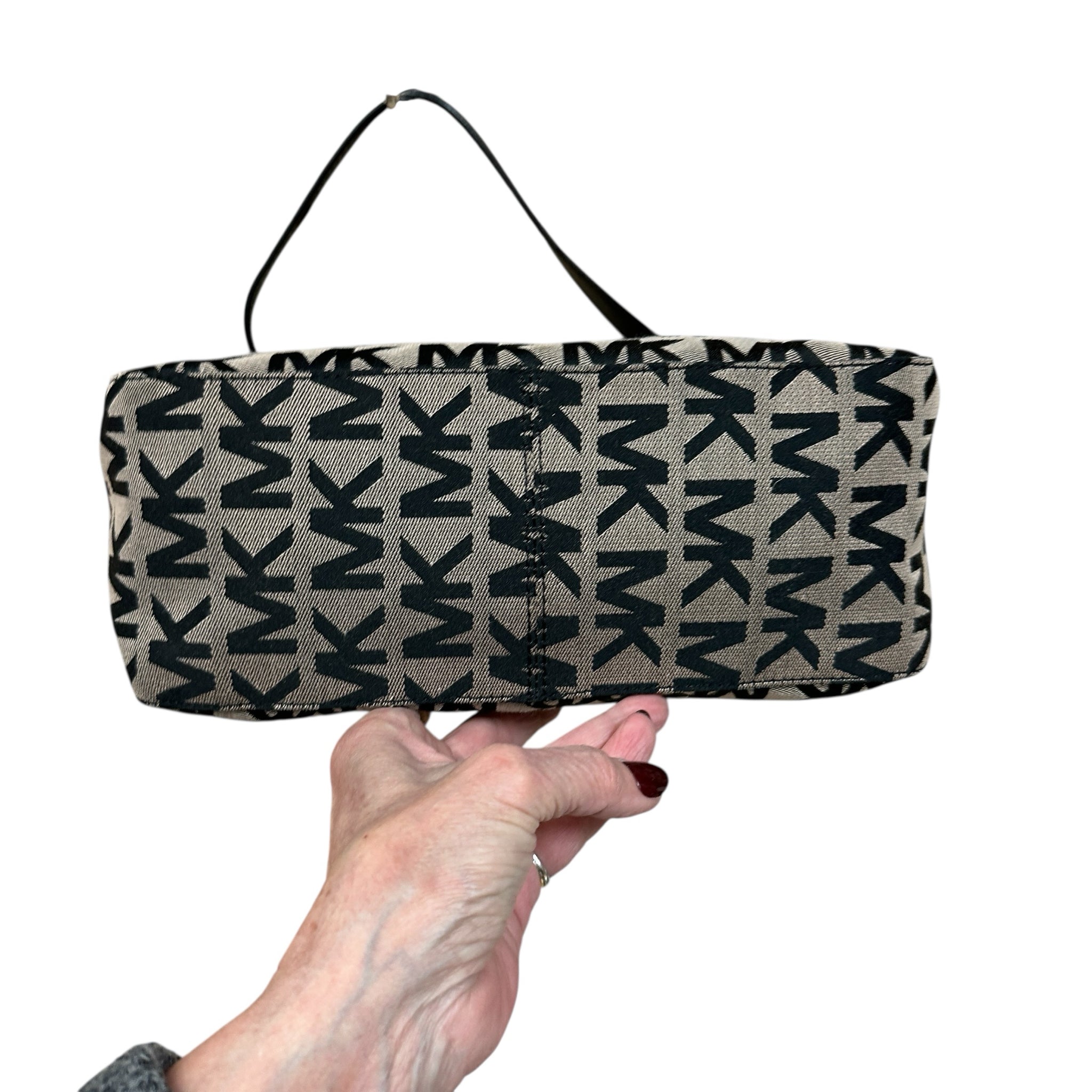 Michael Kors Tan Signature Canvas Shoulder Bag