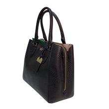 Load image into Gallery viewer, Kate Spade Medium Pebbled Leather Satchel Crossbody Bag Black