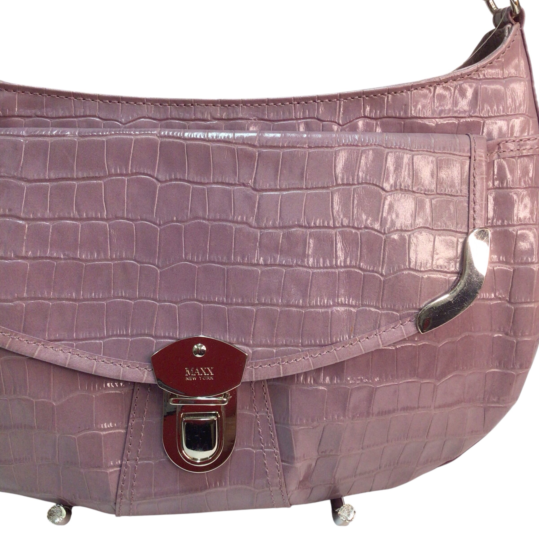 Maxx New York Purple Shoulder Bag