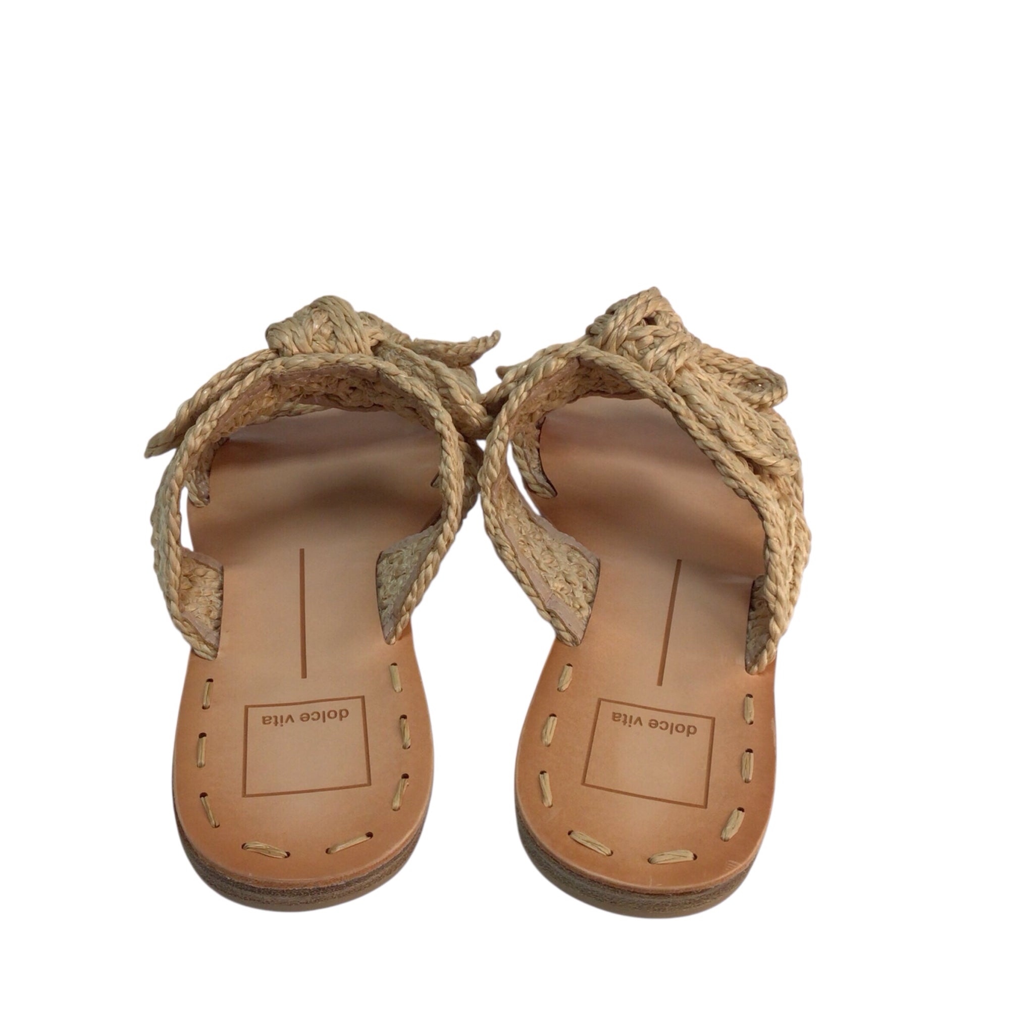 Dolce Vita Dinah Bow Double-Band Slide Sandals Size 7.5