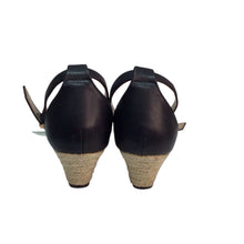 Load image into Gallery viewer, Dream Pairs Black Wedge Heels Size 8