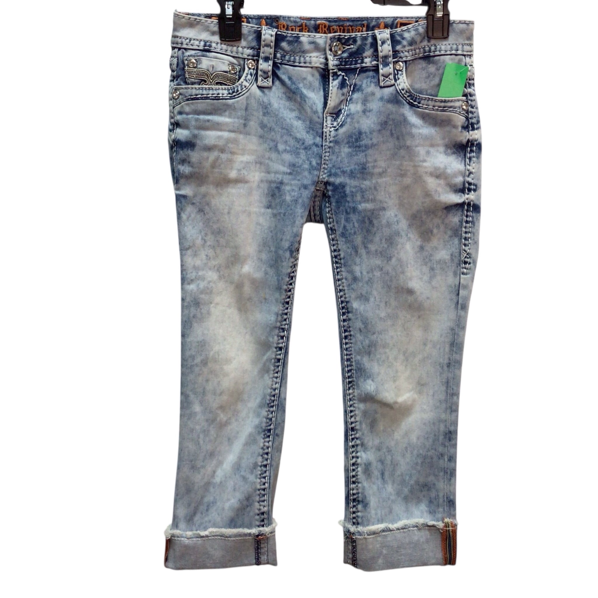 Rock Revival Denim Crops Size 6/7