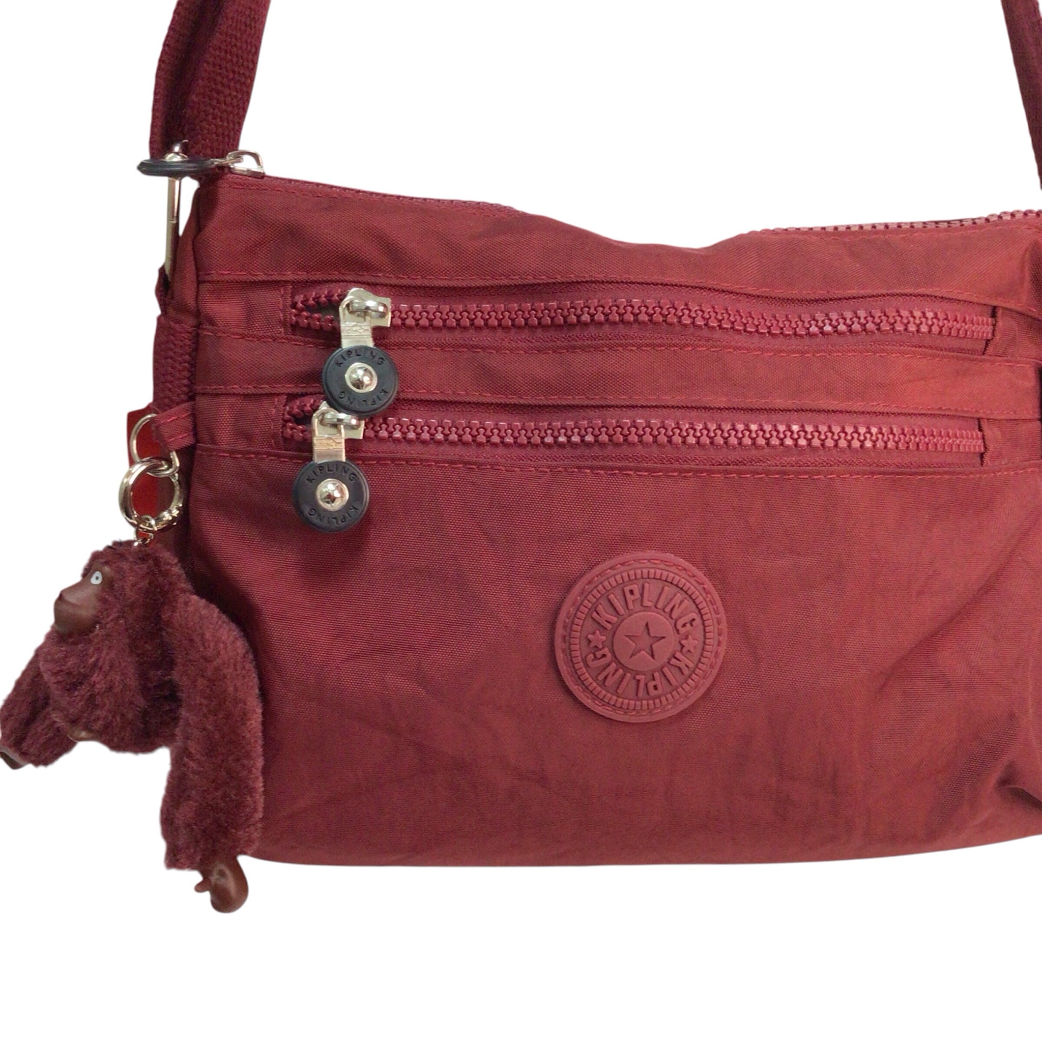 Kipling Maroon Crossbody/Shoulder Bag