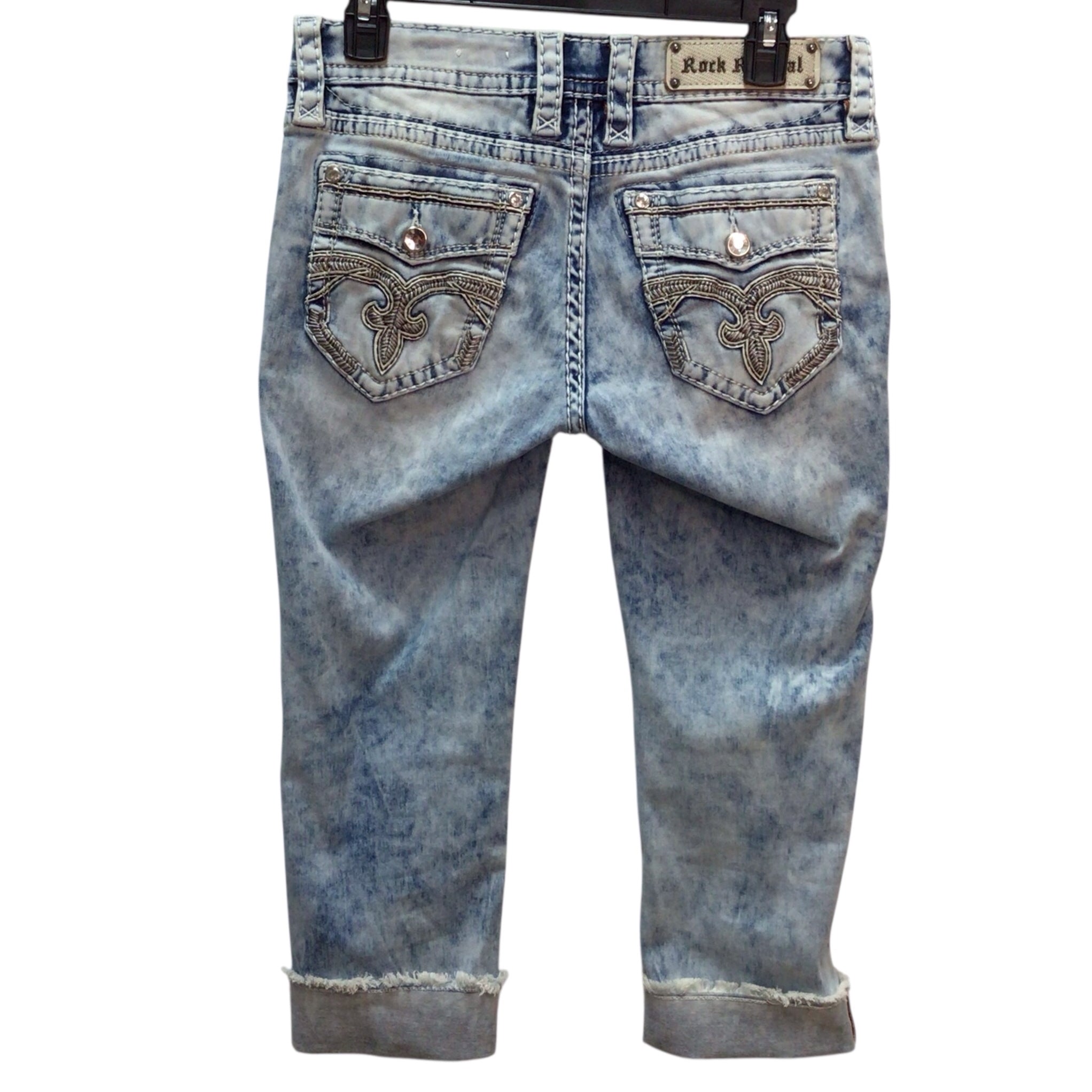 Rock Revival Denim Crops Size 6/7