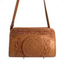 Load image into Gallery viewer, Mont-Abur Vintage Mexican Hand Tooled Leather Handbag
