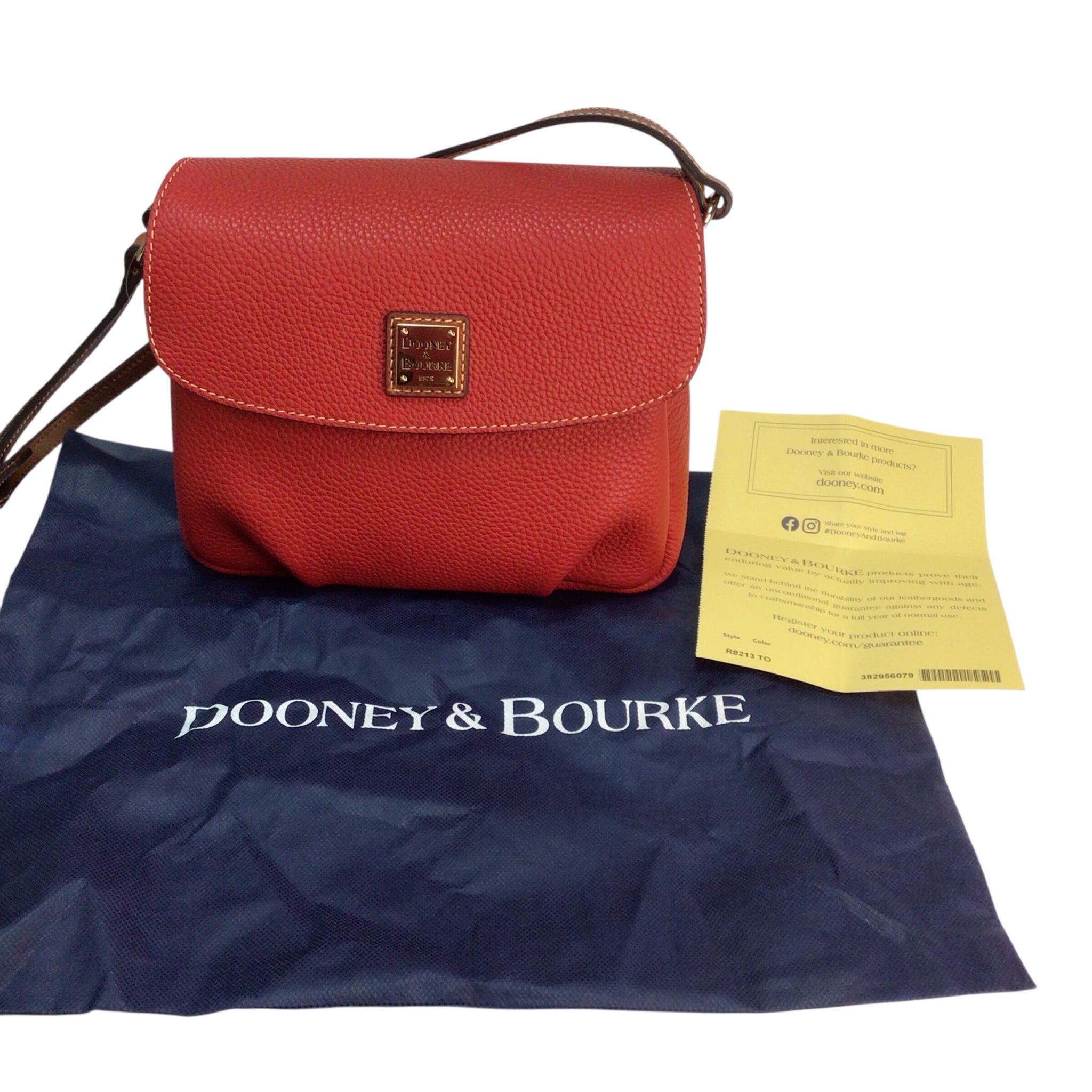 Dooney & Bourke Pebble Grain Flap Crossbody Bag