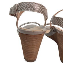 Load image into Gallery viewer, Vionic Emmy Women's Silver Backstrap Wedge Sandal Size 7.5