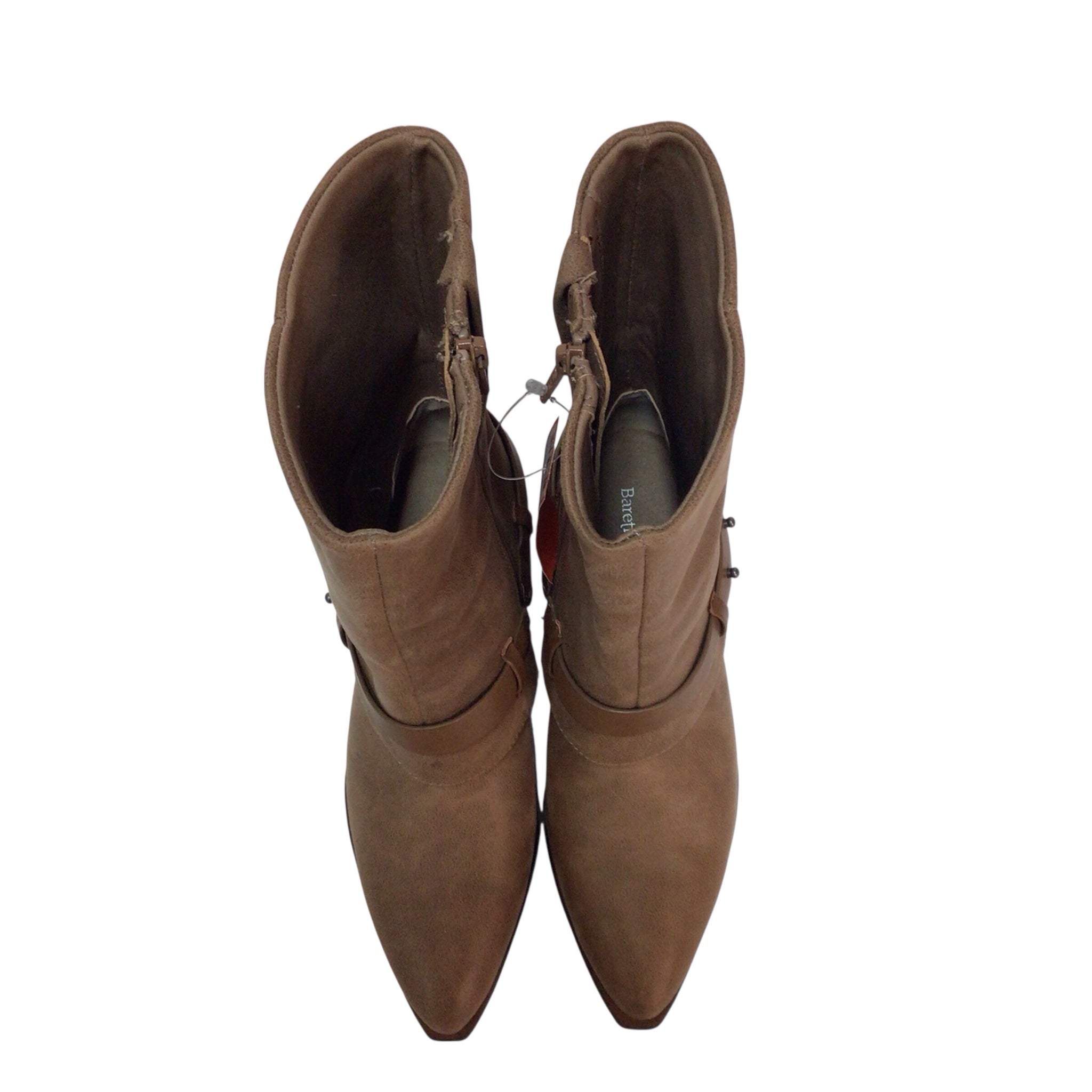 Baretraps "Yamura" Taupe Boots Size 6.5